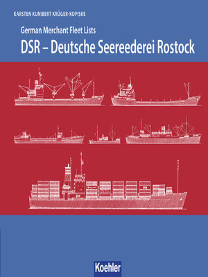 cover image of DSR--Deutsche Seereederei Rostock